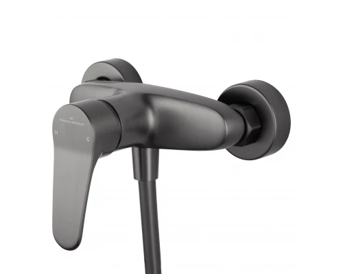 Смеситель для душа WONZON & WOGHAND ALFA, Темный графит (WW-AE3102-BGG)