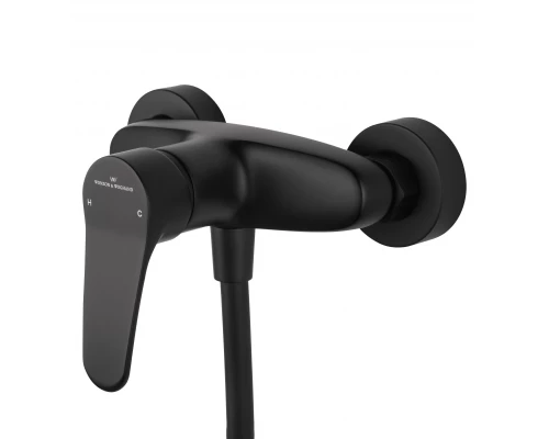 Смеситель для душа WONZON & WOGHAND ALFA, Черный матовый (WW-AE3102-MB)