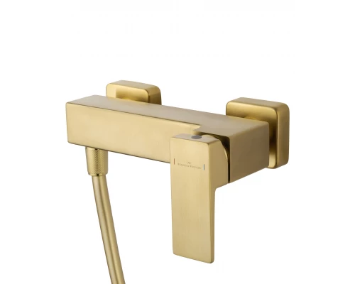 Смеситель для душа WONZON & WOGHAND CUBE 2.0, Брашированное золото (WW-88048068-BG)