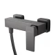 Смеситель для душа WONZON & WOGHAND CUBE 2.0, Темный графит (WW-88048068-BGM)