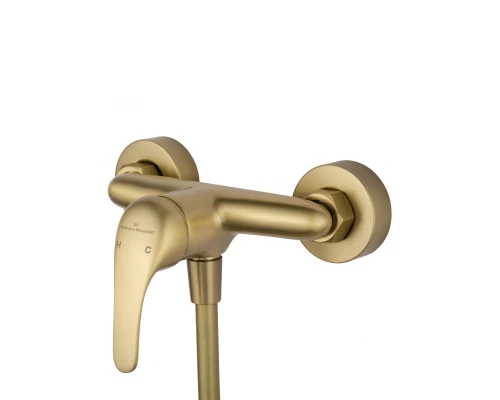 Смеситель для душа WONZON & WOGHAND, Брашированное золото (WW-4540-BG)