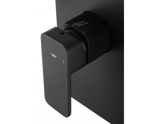 Смеситель для душа встраиваемый WONZON & WOGHAND ARNIE, Черный матовый (WW-694700-2-MB)