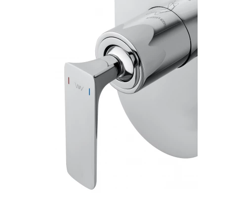 Смеситель для душа встраиваемый WONZON & WOGHAND SHARK, Хром (WW-484700-CR)