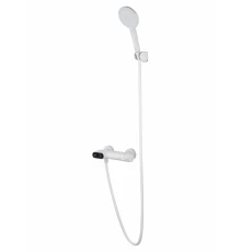 Смеситель для душа с встроенным изливом WONZON & WOGHAND MUSE Corno, Белый матовый (WW-A30902-MW)
