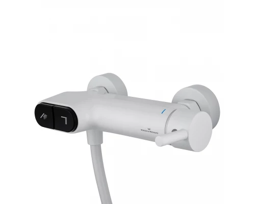 Смеситель для душа с встроенным изливом WONZON & WOGHAND MUSE Corno, Белый матовый (WW-A30902-MW)