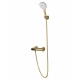Смеситель для душа с встроенным изливом WONZON & WOGHAND MUSE Corno, Брашированное золото (WW-A30902-BG)