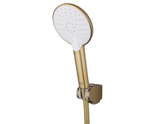 Смеситель для душа с встроенным изливом WONZON & WOGHAND MUSE Corno, Брашированное золото (WW-A30902-BG)