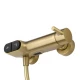 Смеситель для душа с встроенным изливом WONZON & WOGHAND MUSE Corno, Брашированное золото (WW-A30902-BG)