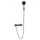 Смеситель для душа с встроенным изливом WONZON & WOGHAND MUSE Corno, Темный графит (WW-A30902-BGG)