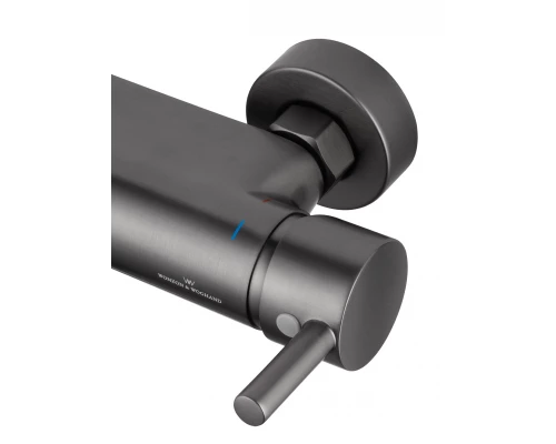 Смеситель для душа с встроенным изливом WONZON & WOGHAND MUSE Corno, Темный графит (WW-A30902-BGG)