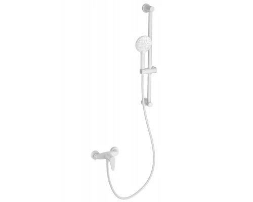 Смеситель для душа с гарнитуром WONZON & WOGHAND, Белый матовый (WW-AE3103-MW)