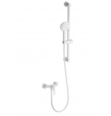 Смеситель для душа с гарнитуром WONZON & WOGHAND, Белый матовый (WW-4570-MW)
