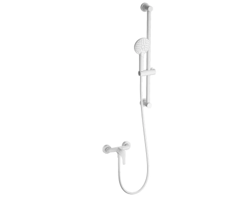 Смеситель для душа с гарнитуром WONZON & WOGHAND, Белый матовый (WW-4570-MW)