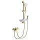 Смеситель для душа с гарнитуром WONZON & WOGHAND, Брашированное золото (WW-A31003-BG)