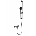 Смеситель для душа с гарнитуром WONZON & WOGHAND, Темный графит (WW-4570-BGG)