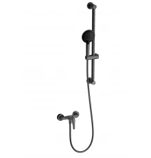 Смеситель для душа с гарнитуром WONZON & WOGHAND, Темный графит (WW-4570-BGG)
