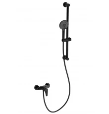 Смеситель для душа с гарнитуром WONZON & WOGHAND, Черный матовый (WW-AE3103-MB)