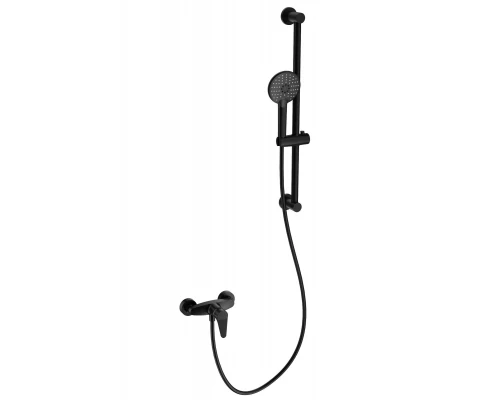 Смеситель для душа с гарнитуром WONZON & WOGHAND, Черный матовый (WW-AE3103-MB)