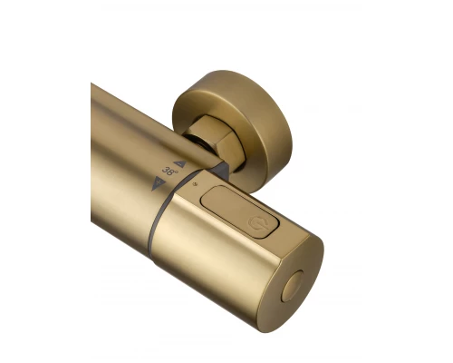 Смеситель для душа с термостатом WONZON & WOGHAND INN 2, Брашированное золото (WW-A2006-A-BG)