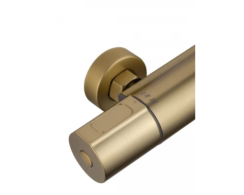 Смеситель для душа с термостатом WONZON & WOGHAND INN 2, Брашированное золото (WW-A2006-A-BG)