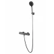 Смеситель для душа с термостатом WONZON & WOGHAND INN 2, Темный графит (WW-A2006-A-BGG)
