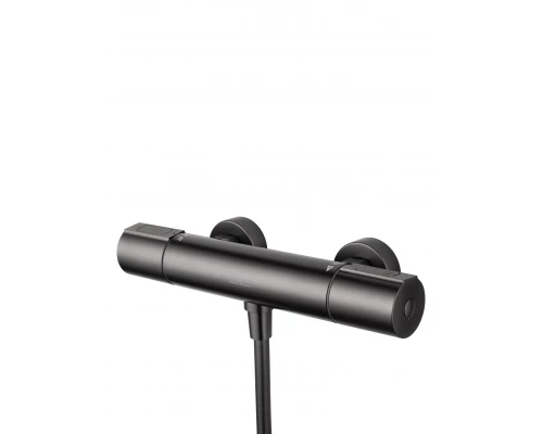 Смеситель для душа с термостатом WONZON & WOGHAND INN 2, Темный графит (WW-A2006-A-BGG)