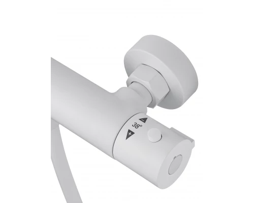 Смеситель для душа с термостатом WONZON & WOGHAND INN 3, Белый матовый (WW-B2065-A-MW)