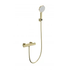 Смеситель для душа с термостатом WONZON & WOGHAND INN 3, Брашированное золото (WW-B2003-A-BG)
