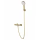 Смеситель для душа с термостатом WONZON & WOGHAND INN 3, Брашированное золото (WW-B2065-A-BG)