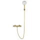 Смеситель для душа с термостатом WONZON & WOGHAND INN 3, Брашированное золото (WW-B2065-A-BG)