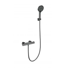 Смеситель для душа с термостатом WONZON & WOGHAND INN 3, Темный графит (WW-B2003-A-BGG)
