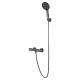 Смеситель для душа с термостатом WONZON & WOGHAND INN 3, Темный графит (WW-B2065-A-BGG)
