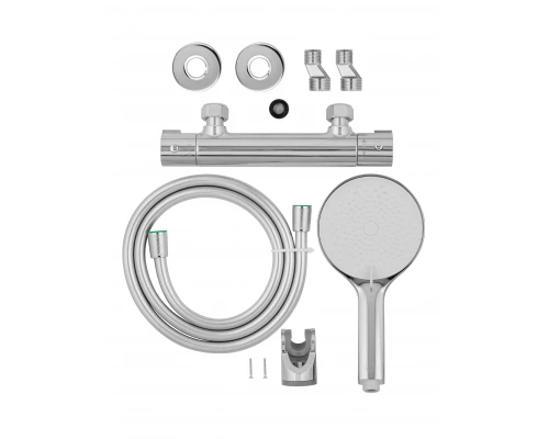 Смеситель для душа с термостатом WONZON & WOGHAND INN 3, Хром (WW-B2065-A-CR)