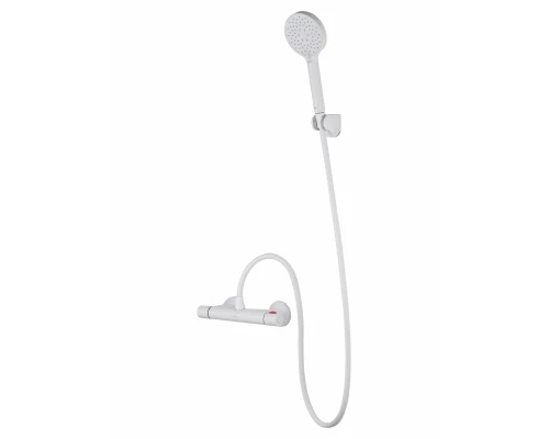 Смеситель для душа с термостатом WONZON & WOGHAND INN 5, Белый матовый (WW-B1005-A-MW)