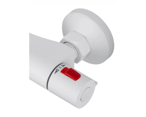 Смеситель для душа с термостатом WONZON & WOGHAND INN 5, Белый матовый (WW-B1005-A-MW)