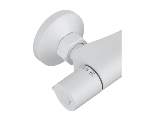 Смеситель для душа с термостатом WONZON & WOGHAND INN 5, Белый матовый (WW-B1005-A-MW)