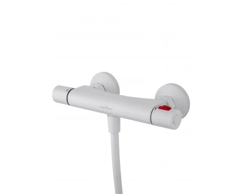 Смеситель для душа с термостатом WONZON & WOGHAND INN 5, Белый матовый (WW-B2005-A-MW)