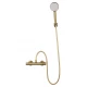 Смеситель для душа с термостатом WONZON & WOGHAND INN 5, Брашированное золото (WW-B1005-A-BG)