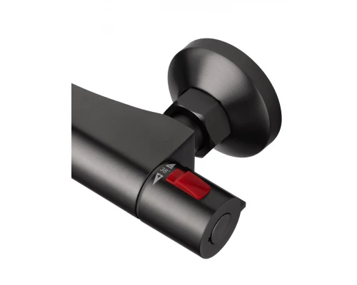 Смеситель для душа с термостатом WONZON & WOGHAND INN 5, Темный графит (WW-B1005-A-BGG)