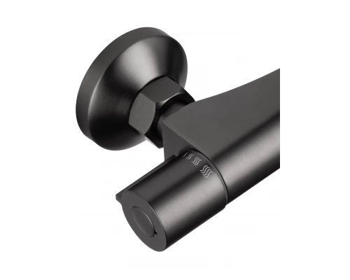 Смеситель для душа с термостатом WONZON & WOGHAND INN 5, Темный графит (WW-B1005-A-BGG)