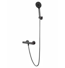 Смеситель для душа с термостатом WONZON & WOGHAND INN 5, Темный графит (WW-B2005-A-BGG)