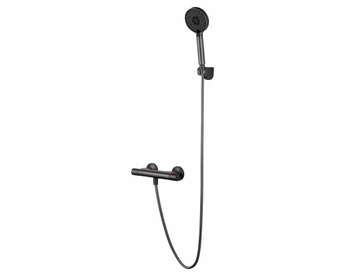 Смеситель для душа с термостатом WONZON & WOGHAND INN 5, Темный графит (WW-B2005-A-BGG)