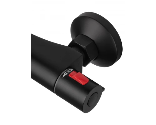 Смеситель для душа с термостатом WONZON & WOGHAND INN 5, Черный матовый (WW-B1005-A-MB)