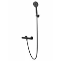Смеситель для душа с термостатом WONZON & WOGHAND INN 5, Черный матовый (WW-B2005-A-MB)