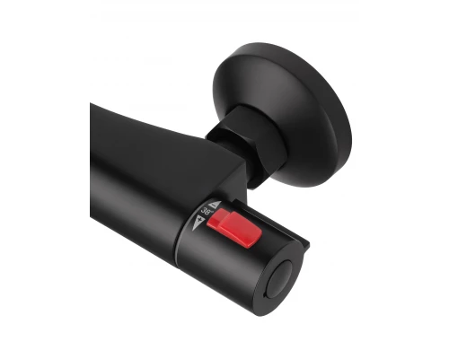 Смеситель для душа с термостатом WONZON & WOGHAND INN 5, Черный матовый (WW-B2005-A-MB)