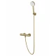 Смеситель для душа с термостатом WONZON & WOGHAND INN 6, Брашированное золото (WW-B2029-A-BG)