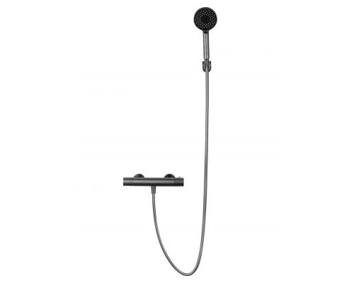 Смеситель для душа с термостатом WONZON & WOGHAND INN 6, Темный графит (WW-B2029-A-BGG)