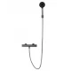 Смеситель для душа с термостатом WONZON & WOGHAND INN 6, Темный графит (WW-B2029-A-BGG)