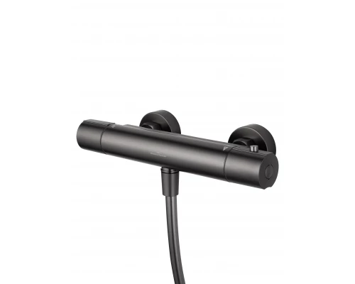 Смеситель для душа с термостатом WONZON & WOGHAND INN 6, Темный графит (WW-B2029-A-BGG)