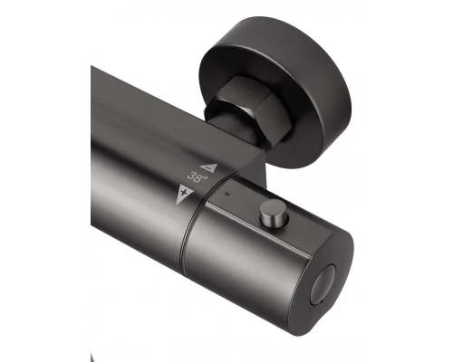 Смеситель для душа с термостатом WONZON & WOGHAND INN 6, Темный графит (WW-B2029-A-BGG)